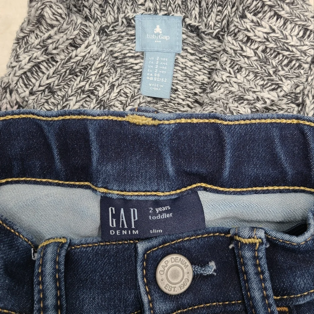 Baby Gap boys' sweater and jeans size 2T